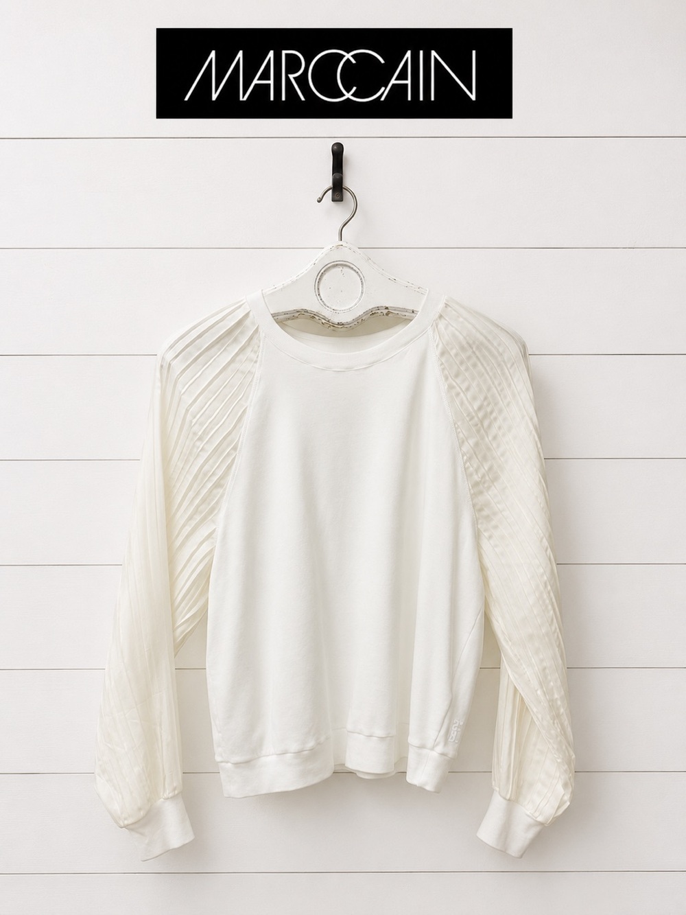 Marc Cain Sweatshirt – Cream White – Size N5 / 42-44